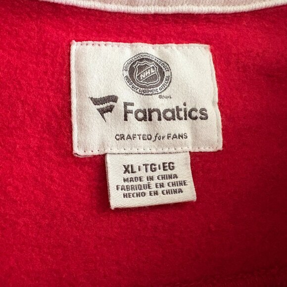 Mens Fanatics Montreal Canadiens Red NHL Sweatshirt Size XL - Picture 4 of 6